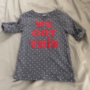 “We Got This” Dress 12-18 mos